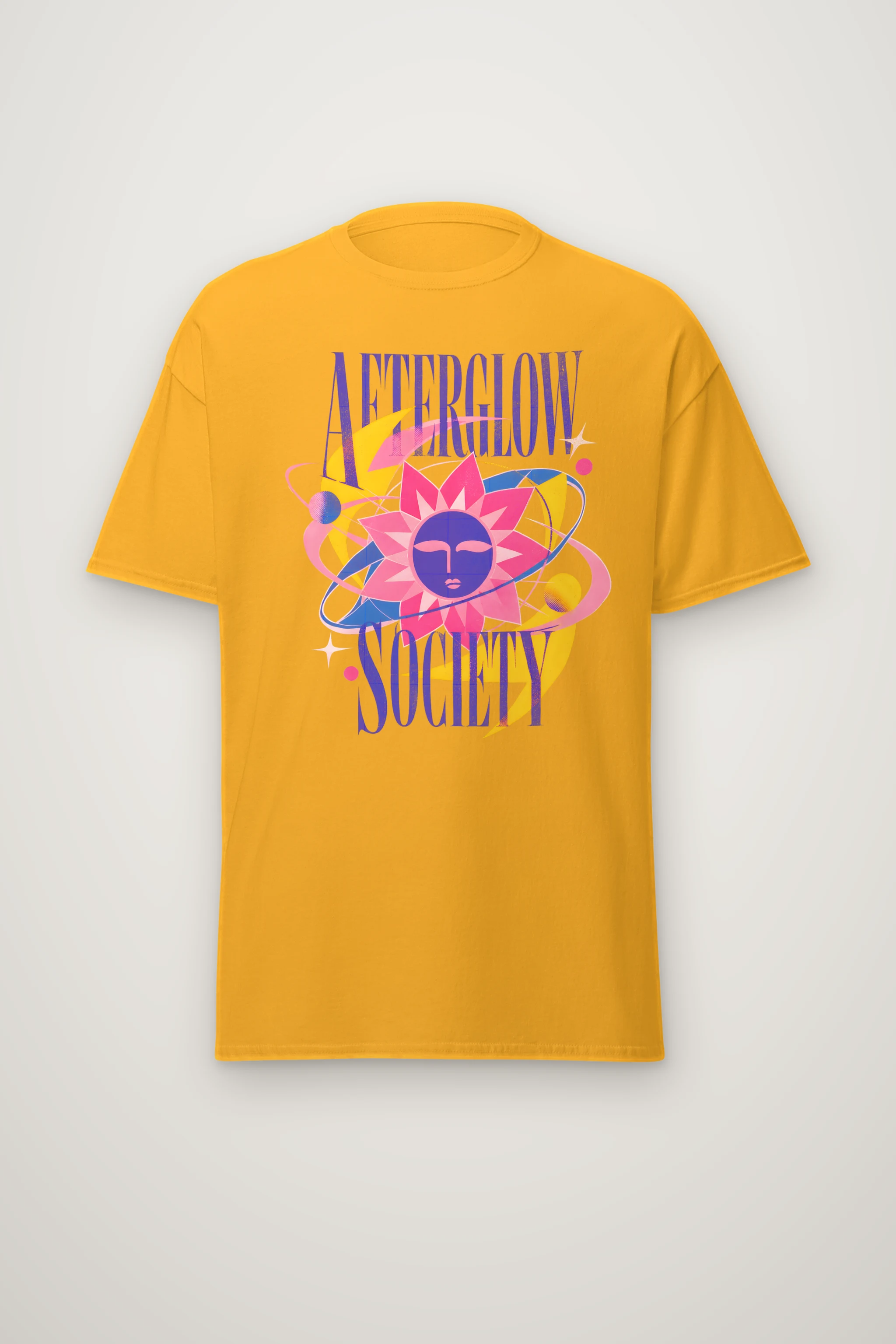"Afterglow society" Heavyweight Unisex Crewneck T-shirt