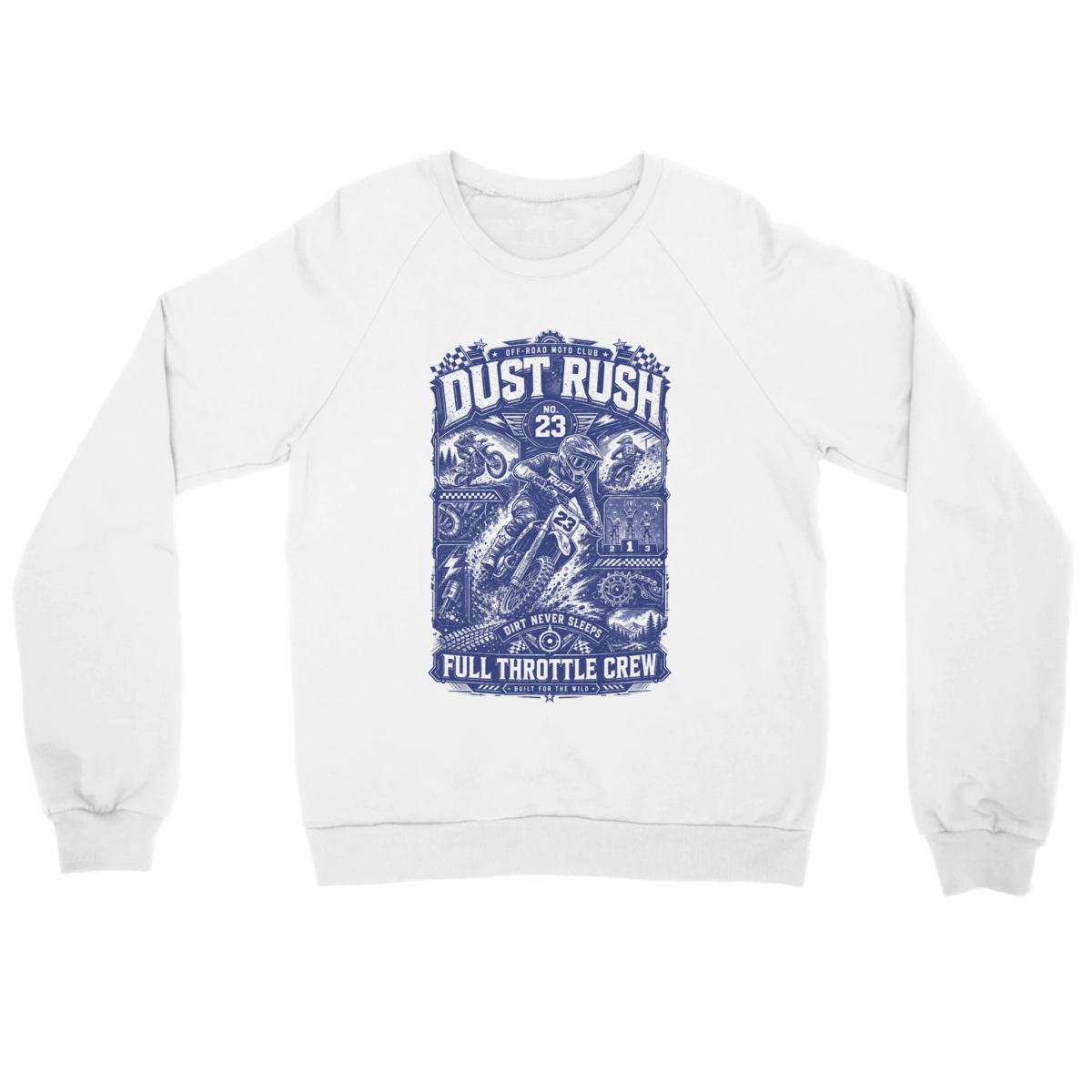 "Dust Rush" Unisex Sponge Fleece Crewneck Sweatshirt | Bella + Canvas 3901