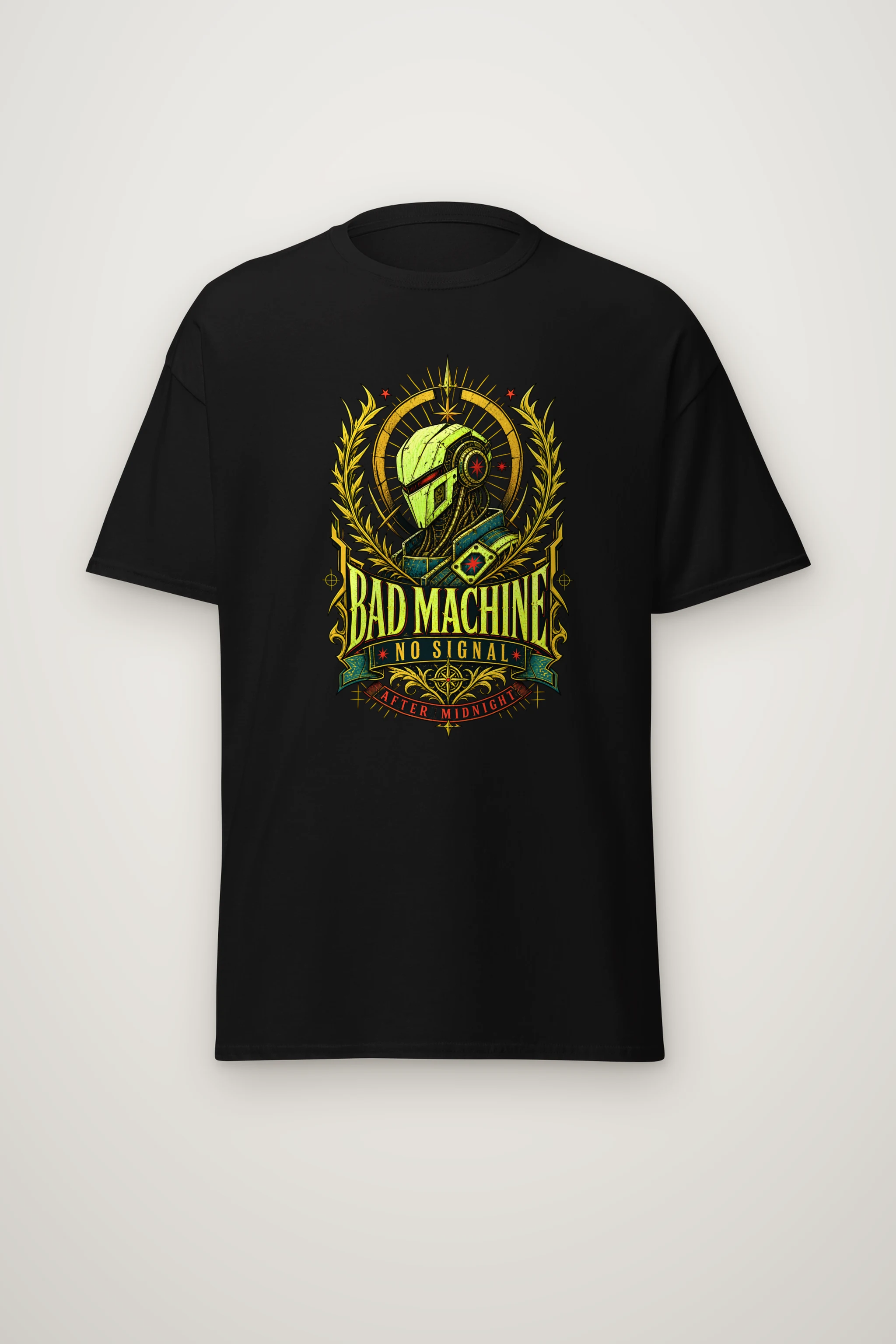 "Bad Machine" Heavyweight Unisex Crewneck T-shirt