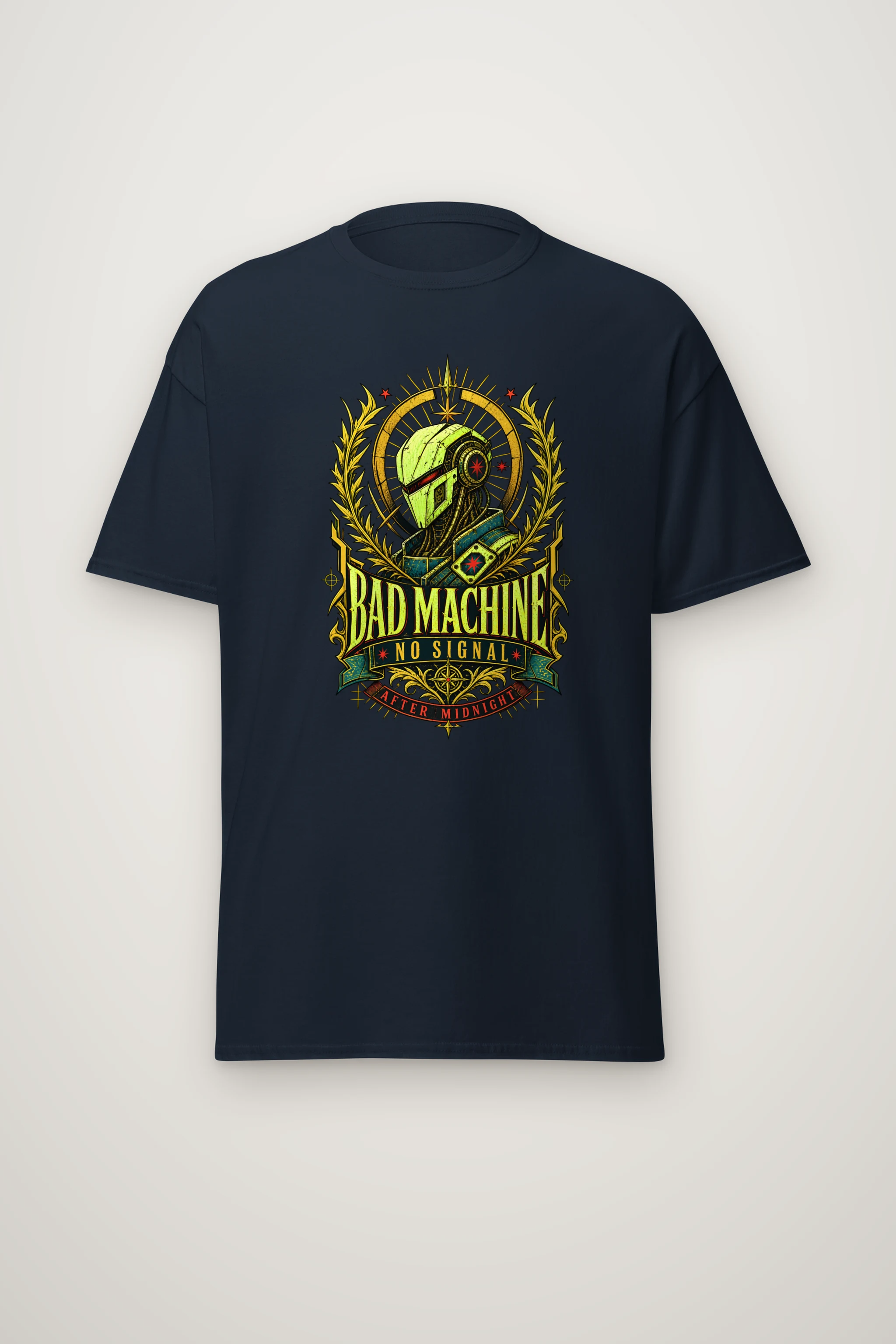 "Bad Machine" Heavyweight Unisex Crewneck T-shirt