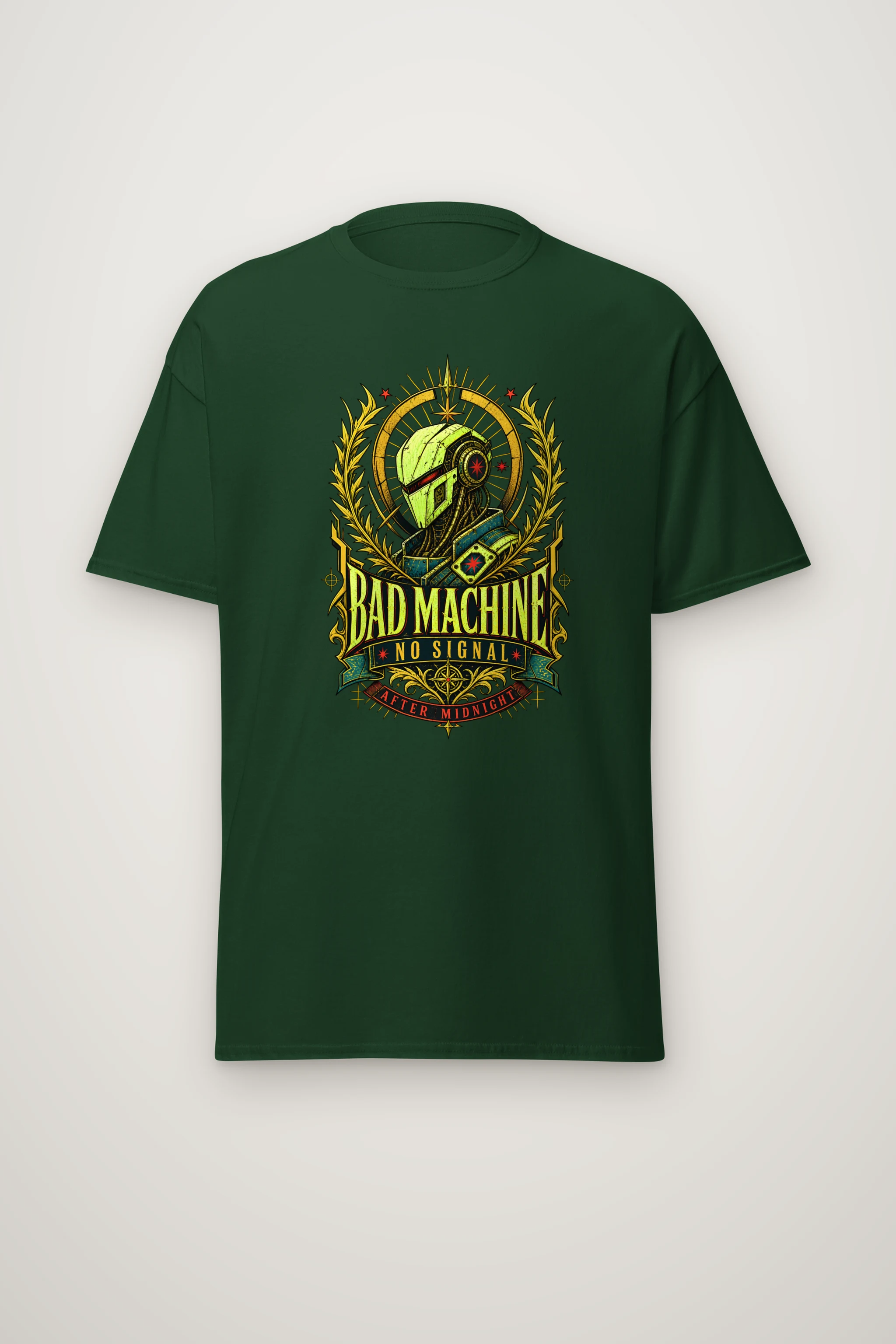 "Bad Machine" Heavyweight Unisex Crewneck T-shirt