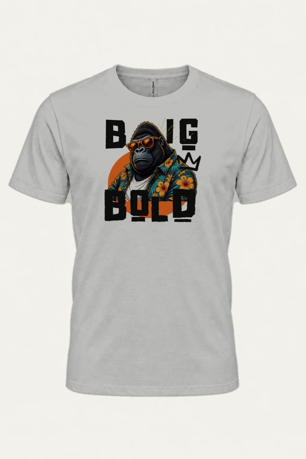 “BIG & BOLD” Heavyweight Unisex Crewneck T-shirt | Gildan 5000
