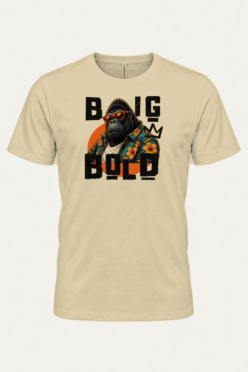 “BIG & BOLD” Heavyweight Unisex Crewneck T-shirt | Gildan 5000