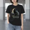 "Crescent Moon Sentinel" Heavyweight Unisex Crewneck T-shirt