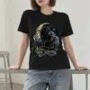 "Crescent Moon Sentinel" Heavyweight Unisex Crewneck T-shirt