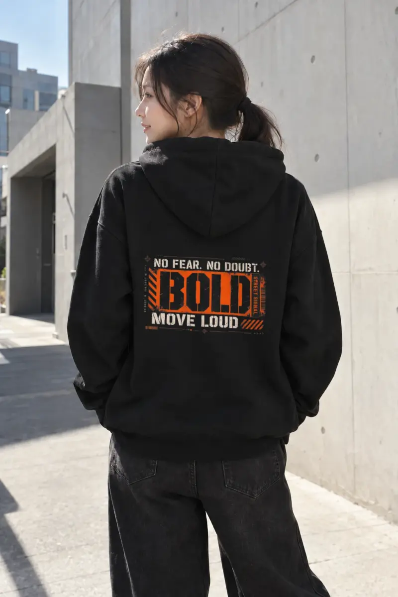 “BOLD” Heavy Blend Unisex Pullover Hoodie | Gildan 18500