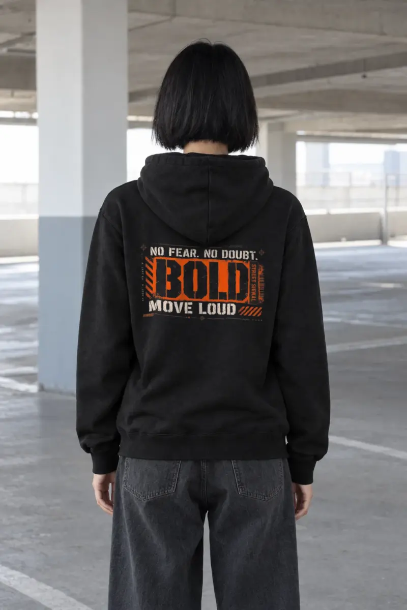 “BOLD” Heavy Blend Unisex Pullover Hoodie | Gildan 18500