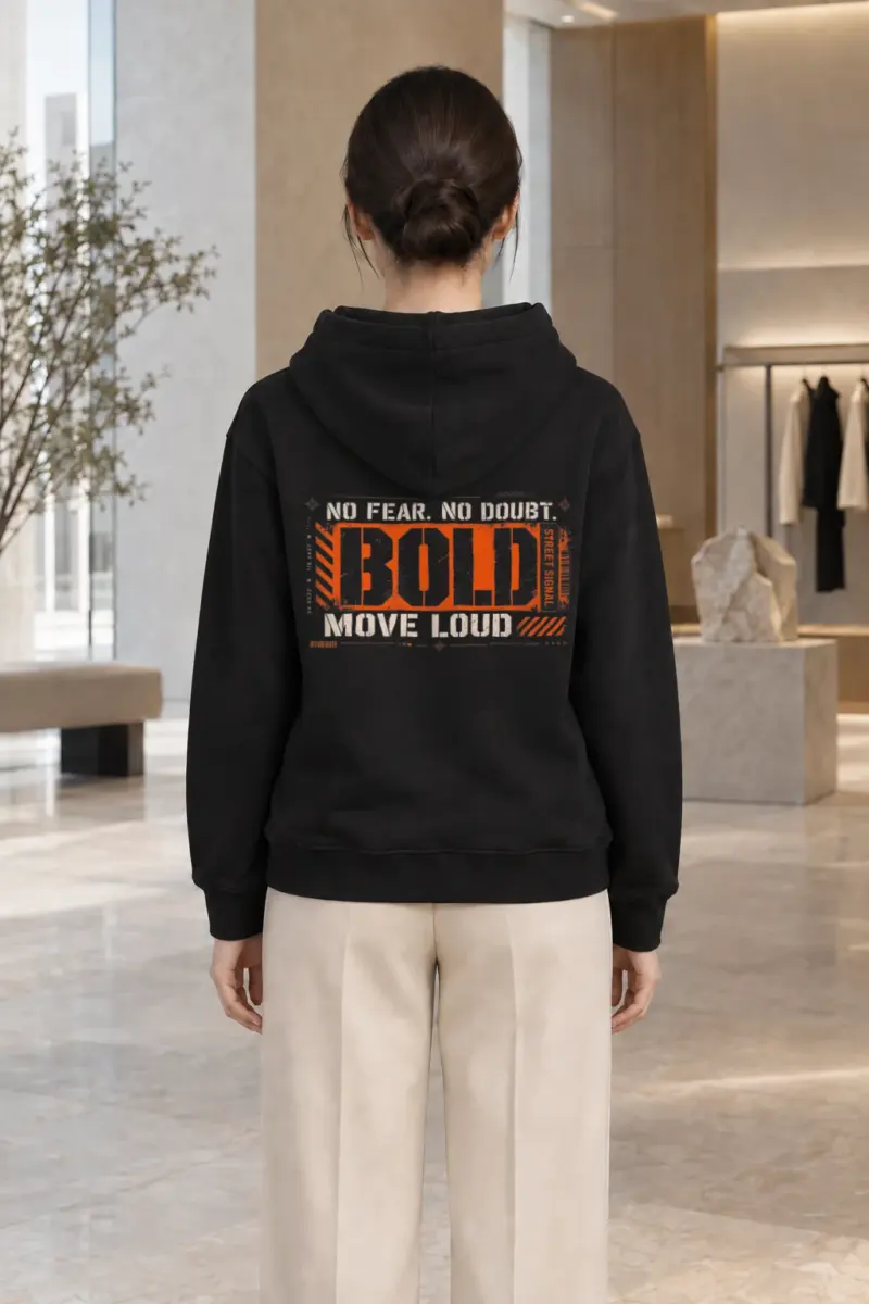 “BOLD” Heavy Blend Unisex Pullover Hoodie | Gildan 18500