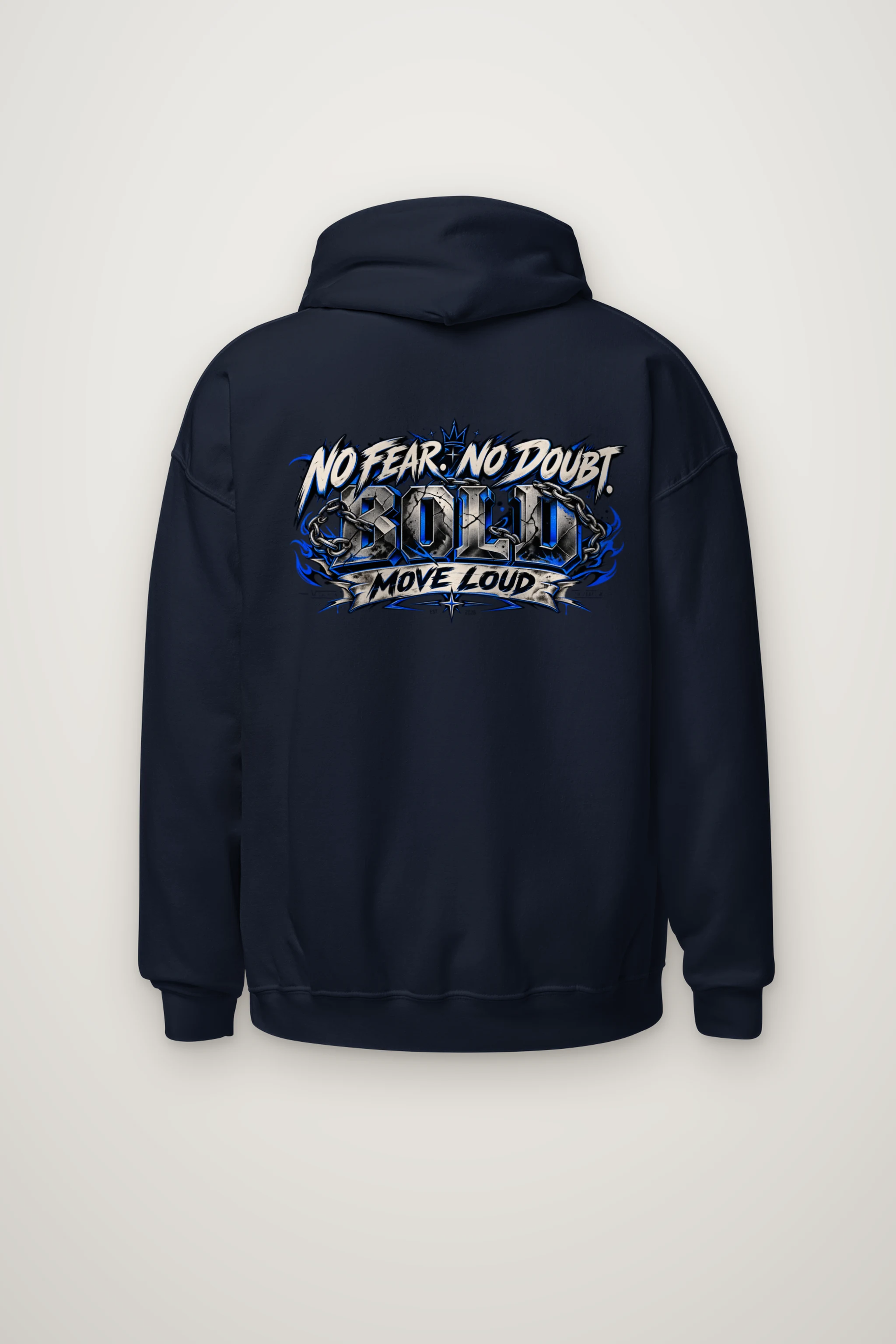 "No Fear No Doubt Bold" Heavy Blend Unisex Pullover Hoodie