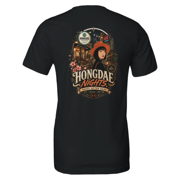 “Hongdae Nights” Premium Unisex Crewneck T-shirt | Bella + Canvas 3001
