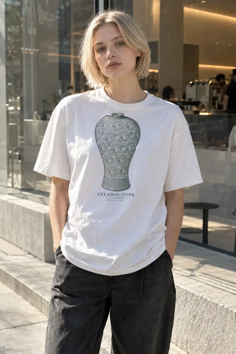 “Celadon Study” Premium Unisex Crewneck T-shirt | Bella + Canvas 3001