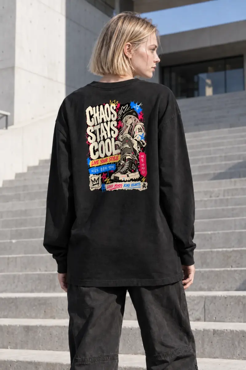 "Chaos Stays Cool" Unisex Longsleeve T-shirt | Gildan 2400