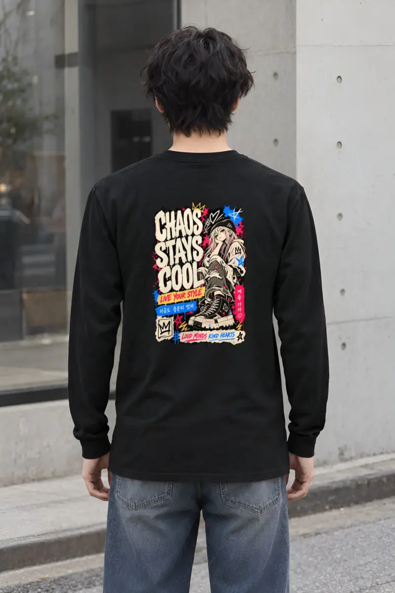 "Chaos Stays Cool" Unisex Longsleeve T-shirt
