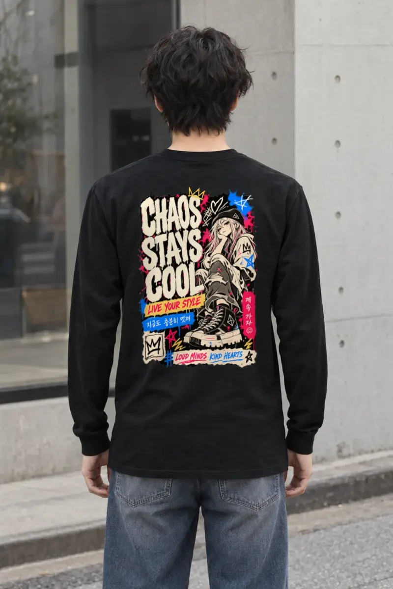 "Chaos Stays Cool" Unisex Longsleeve T-shirt