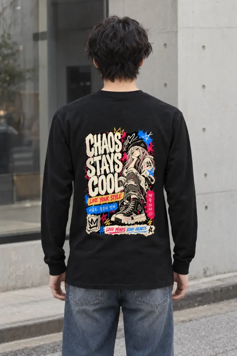 "Chaos Stays Cool" Unisex Longsleeve T-shirt
