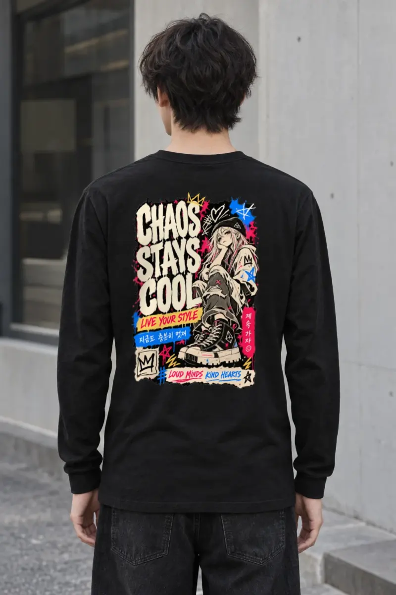 "Chaos Stays Cool" Unisex Longsleeve T-shirt