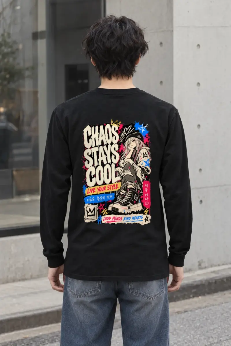 "Chaos Stays Cool" Unisex Longsleeve T-shirt
