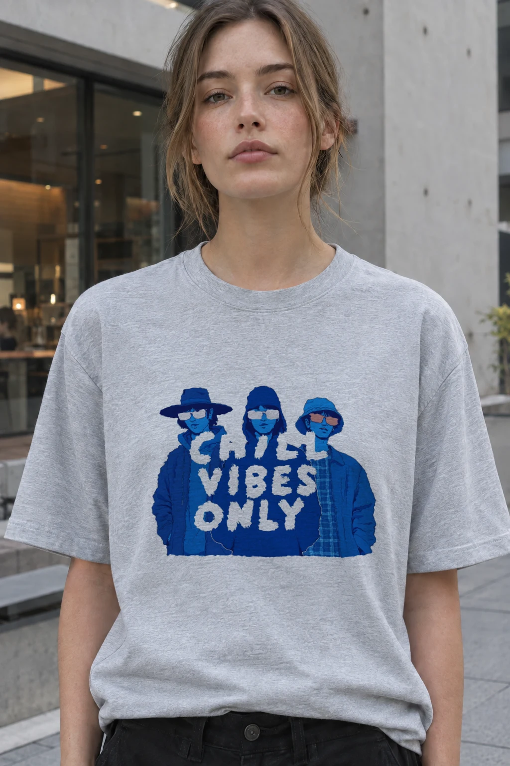 “Chill vibes only” Premium Unisex Crewneck T-shirt | Bella + Canvas 3001