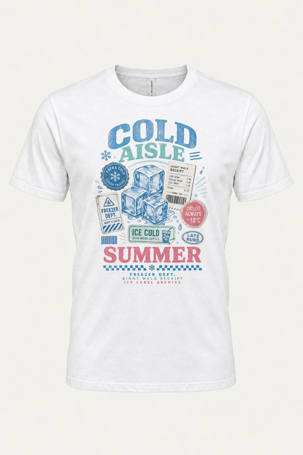 "Cold aisle" Heavyweight Unisex Crewneck T-shirt
