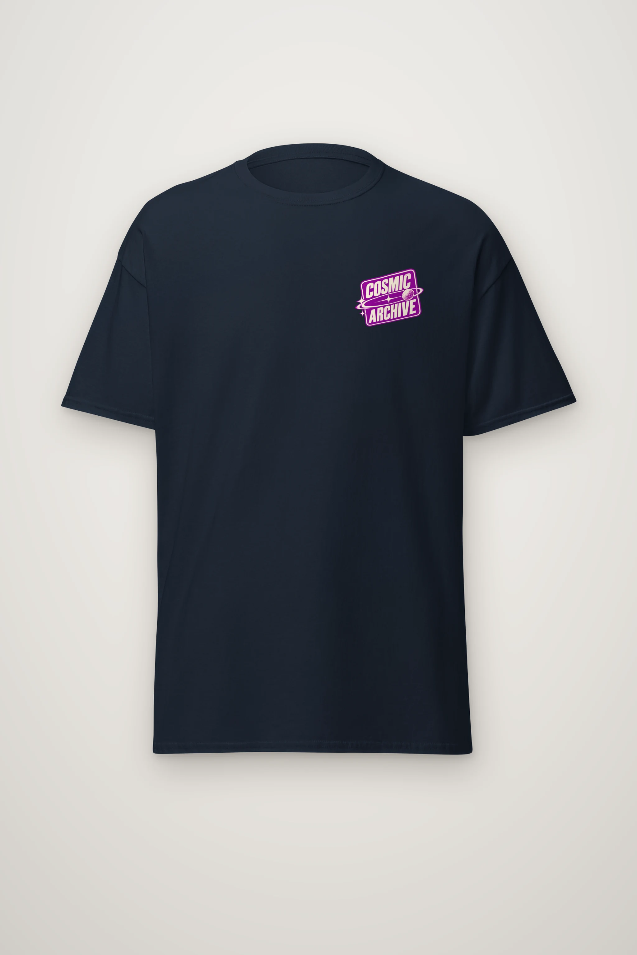 "Cosmic Archive" Heavyweight Unisex Crewneck T-shirt