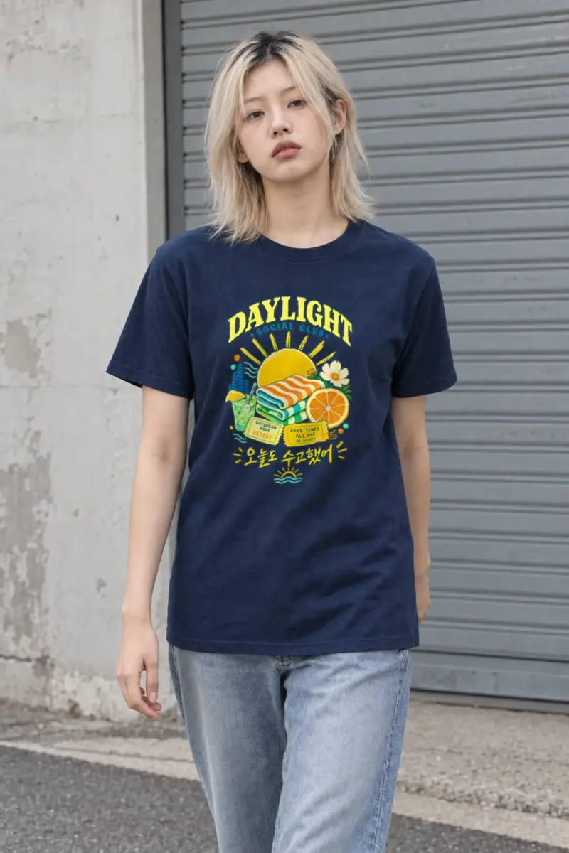 "Daydream Pass" Heavyweight Unisex Crewneck T-shirt