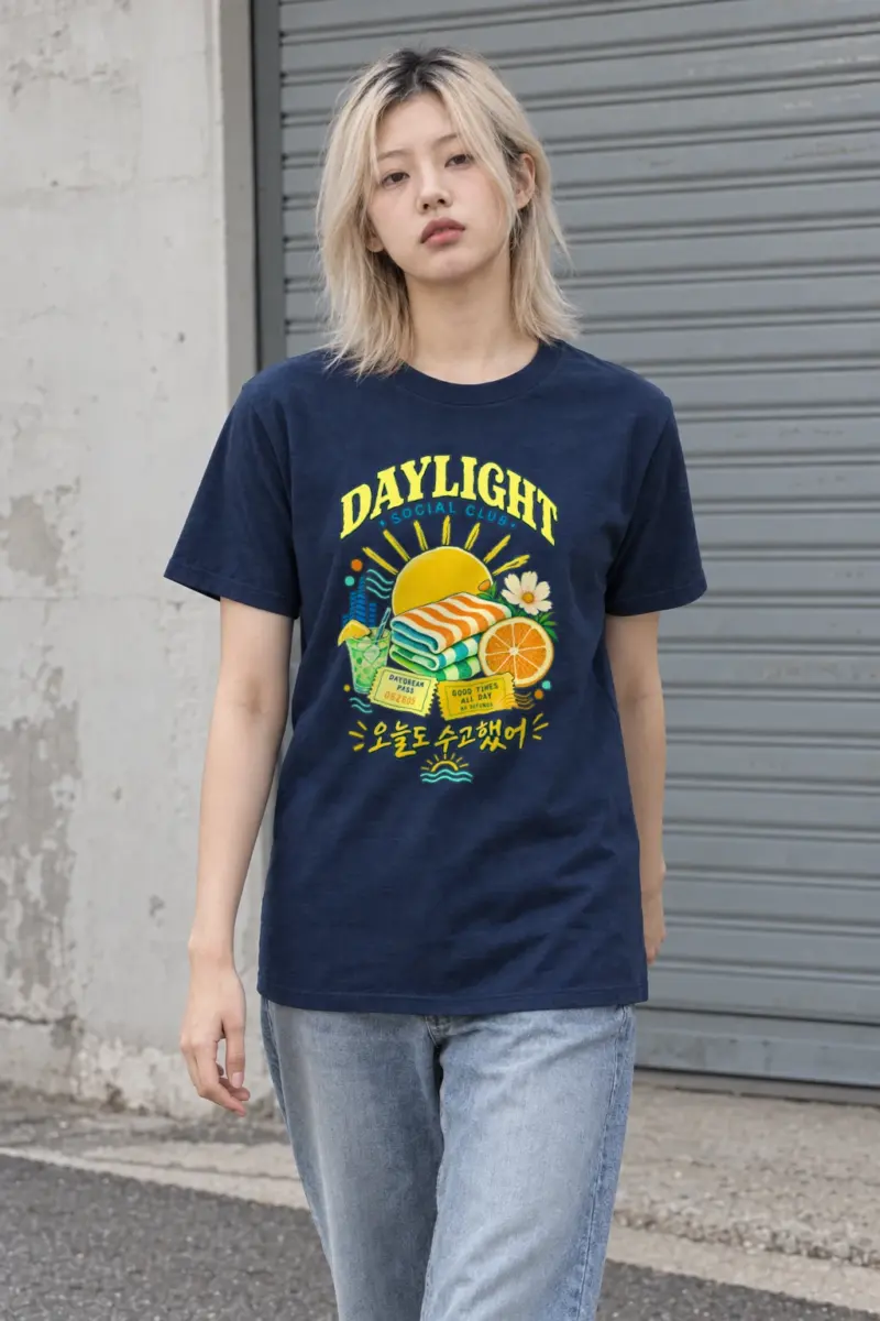 "Daydream Pass" Heavyweight Unisex Crewneck T-shirt