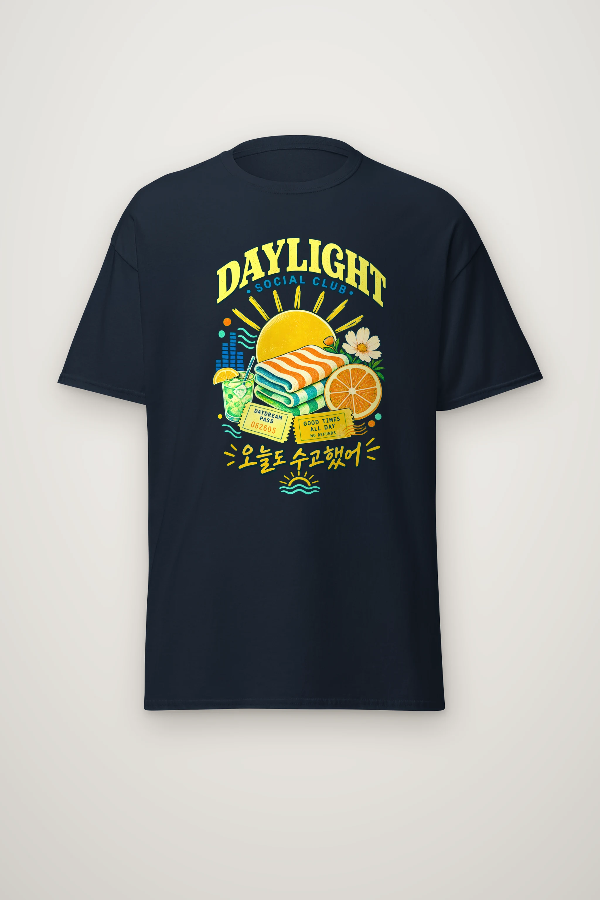 "Daydream Pass" Heavyweight Unisex Crewneck T-shirt