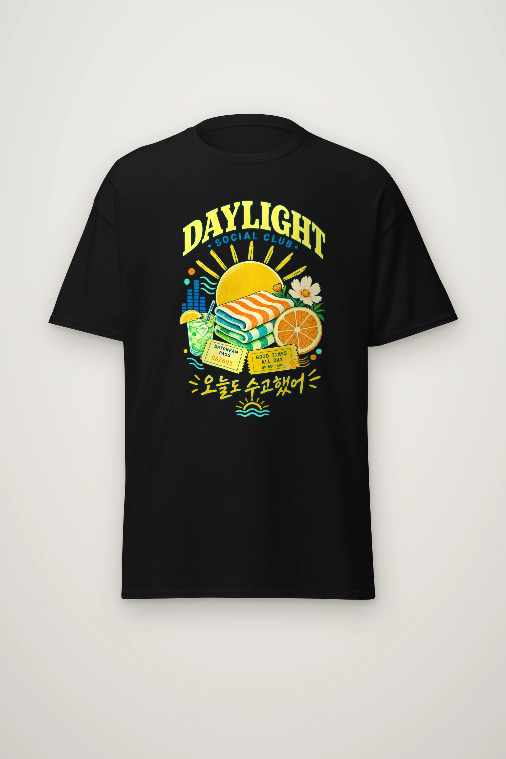 "Daydream Pass" Heavyweight Unisex Crewneck T-shirt