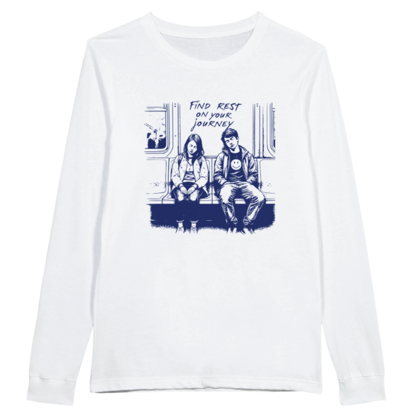 “Find rest on your journey” Premium Unisex Longsleeve T-shirt