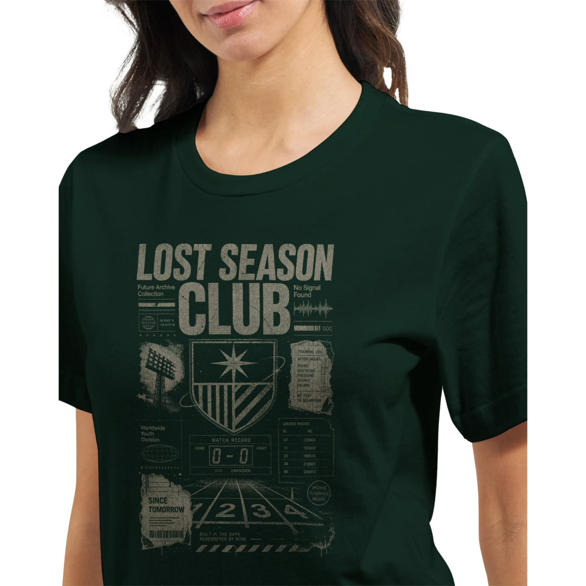 "Lost season club" Premium Unisex Crewneck T-shirt | Bella + Canvas 3001