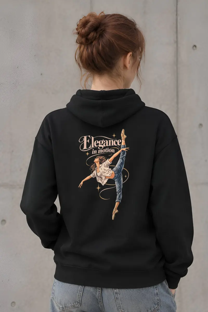 "Elegance In Motion" Heavy Blend Unisex Pullover Hoodie