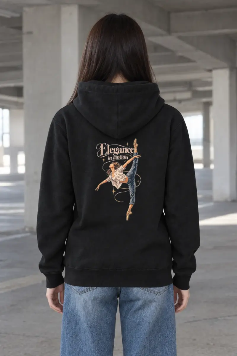 "Elegance In Motion" Heavy Blend Unisex Pullover Hoodie