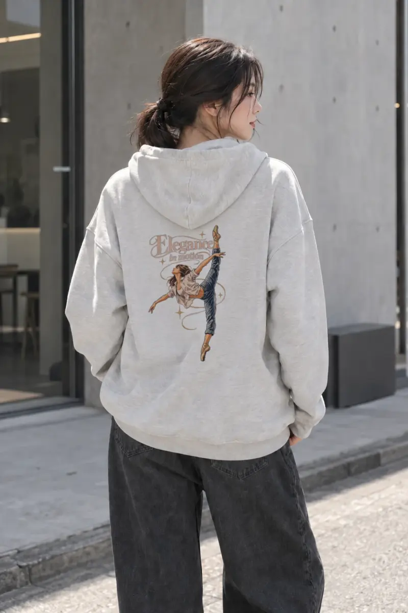 "Elegance In Motion" Heavy Blend Unisex Pullover Hoodie | Gildan 18500