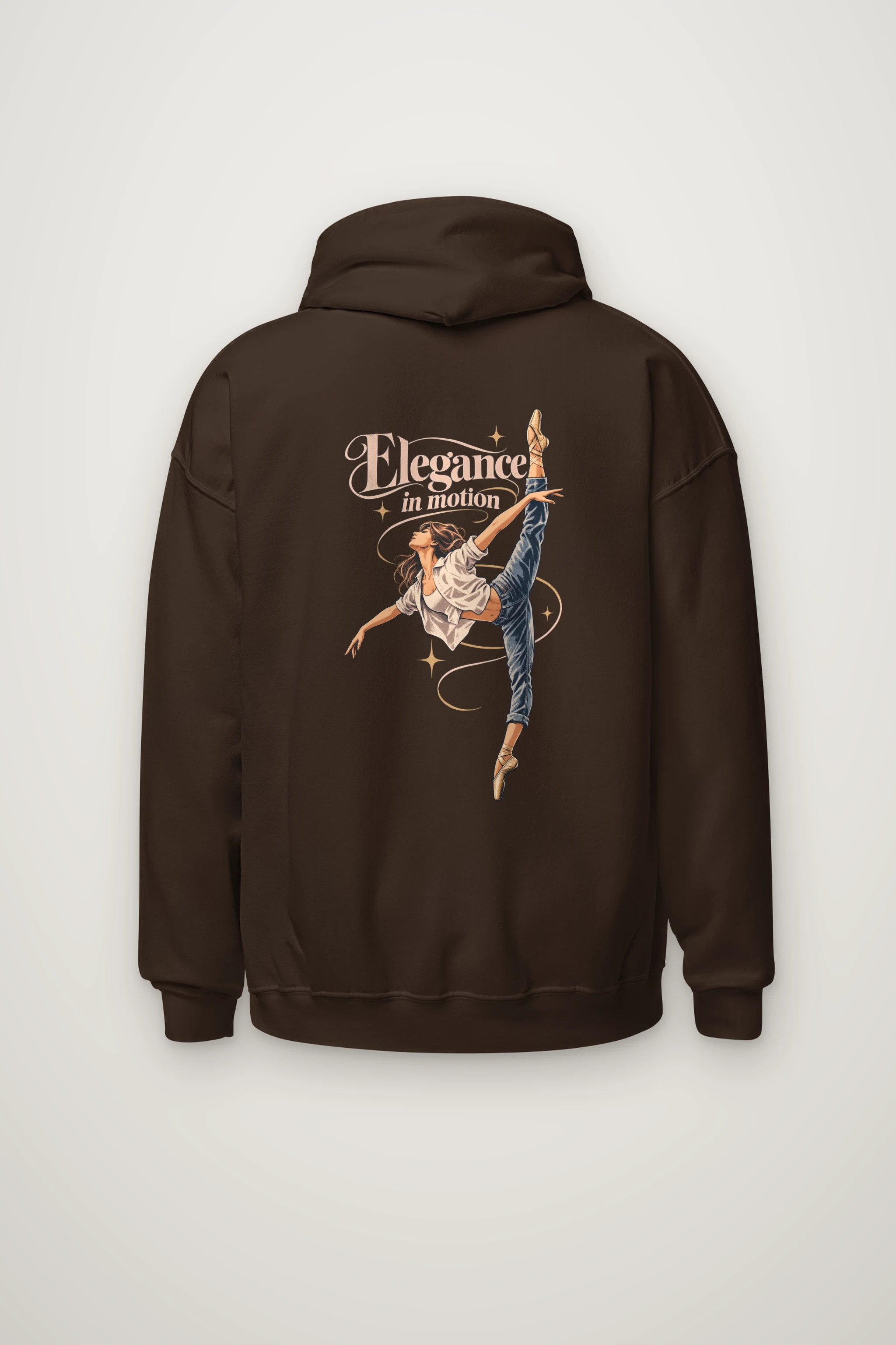 "Elegance In Motion" Heavy Blend Unisex Pullover Hoodie