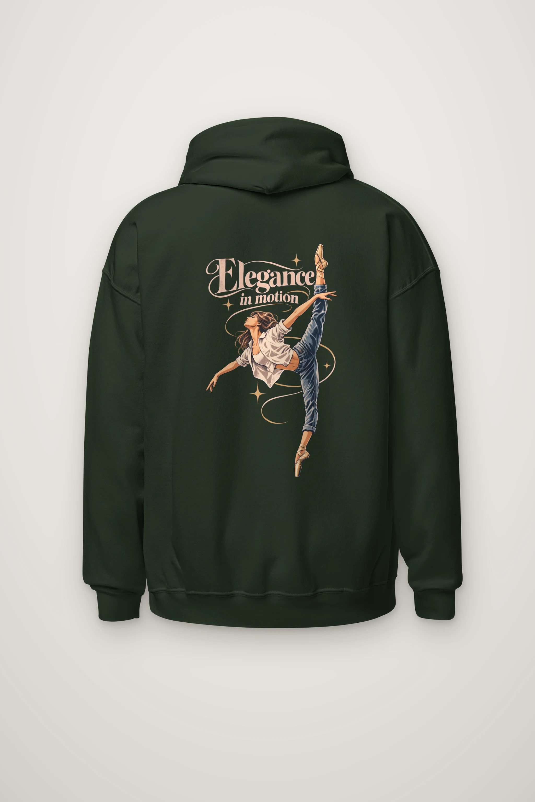 "Elegance In Motion" Heavy Blend Unisex Pullover Hoodie