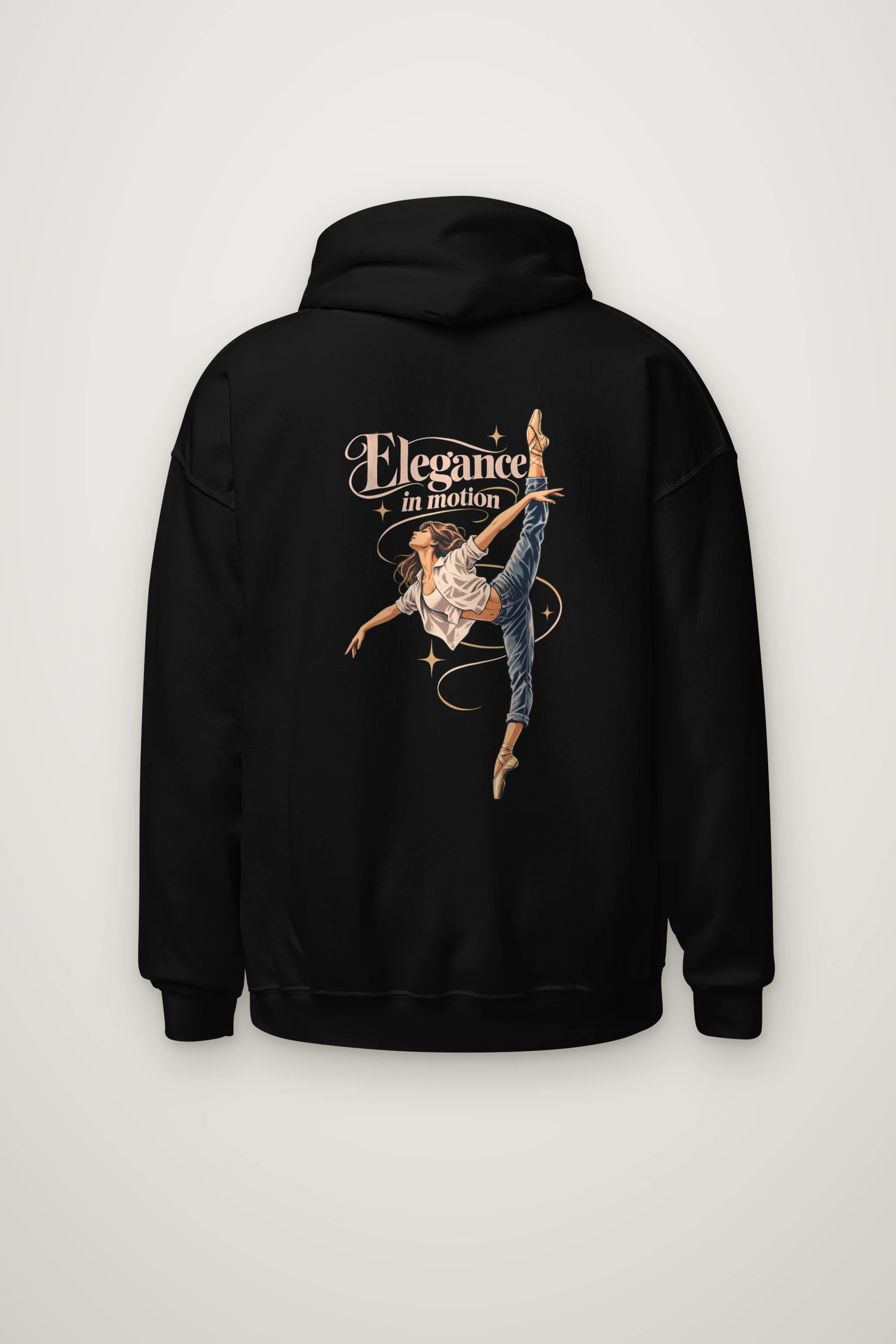 "Elegance In Motion" Heavy Blend Unisex Pullover Hoodie
