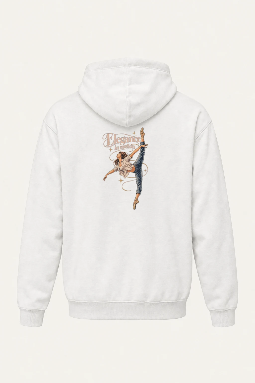 "Elegance In Motion" Heavy Blend Unisex Pullover Hoodie | Gildan 18500