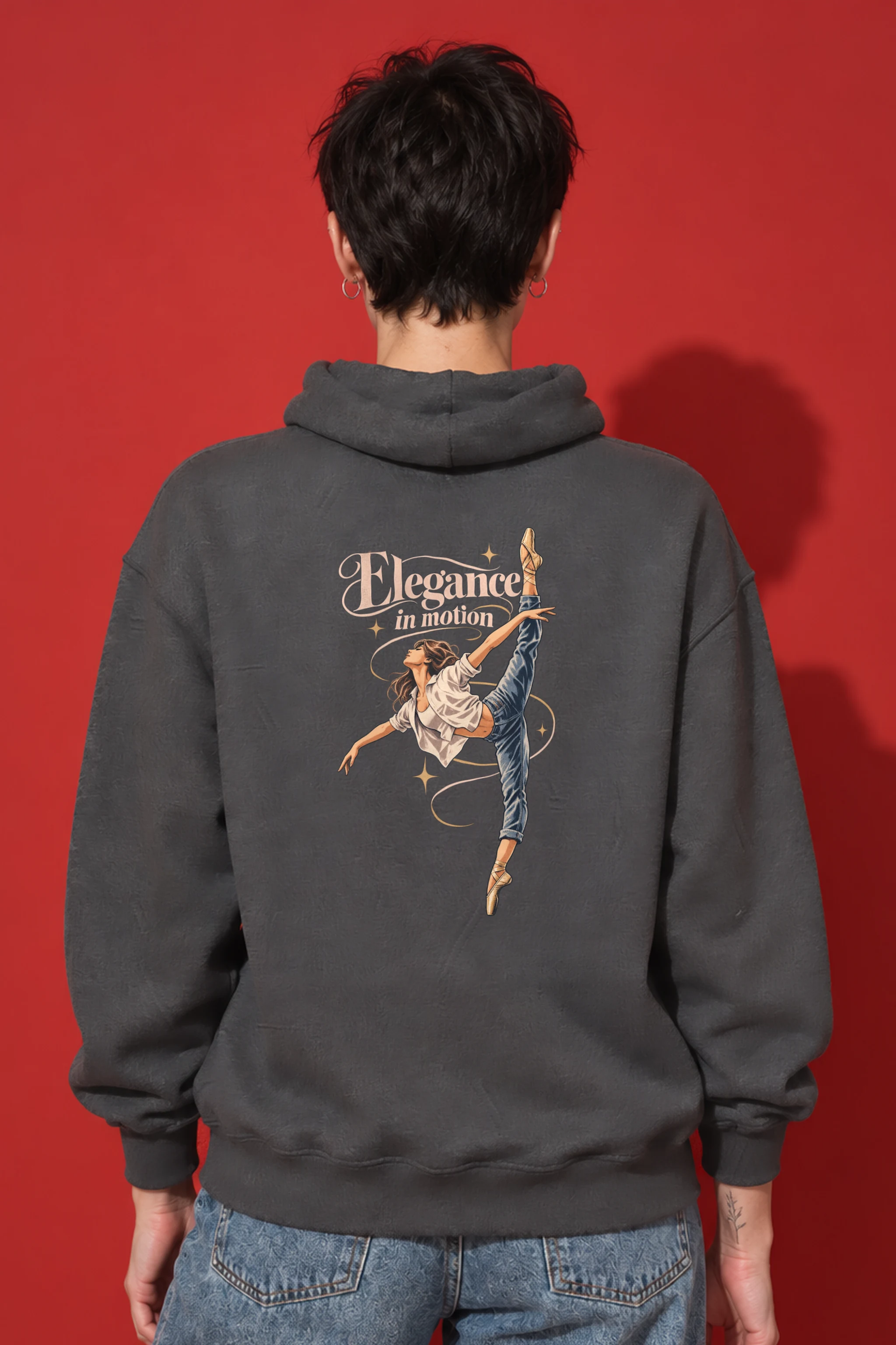 "Elegance In Motion" 1 Pullover Hoodie