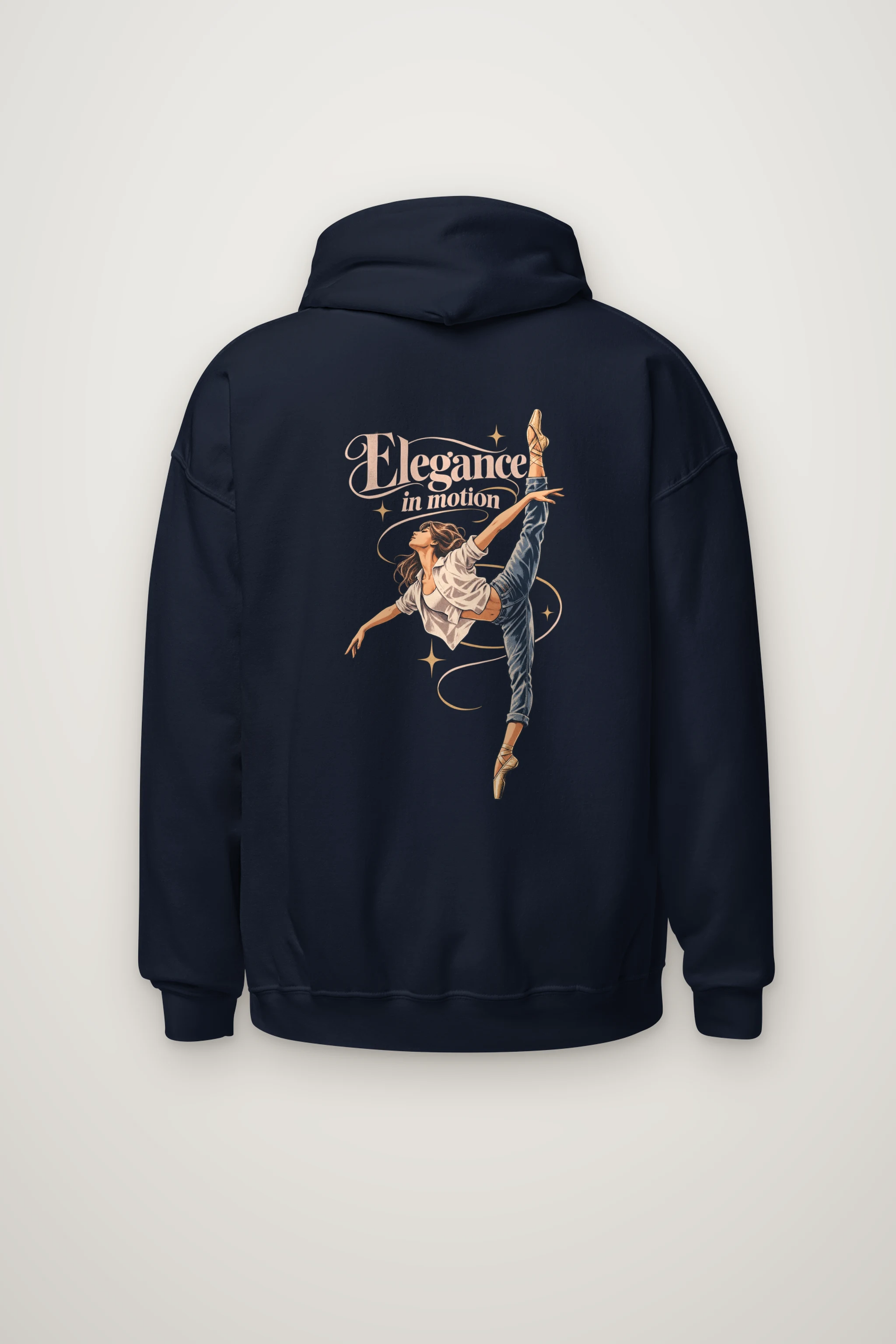 "Elegance In Motion" Heavy Blend Unisex Pullover Hoodie