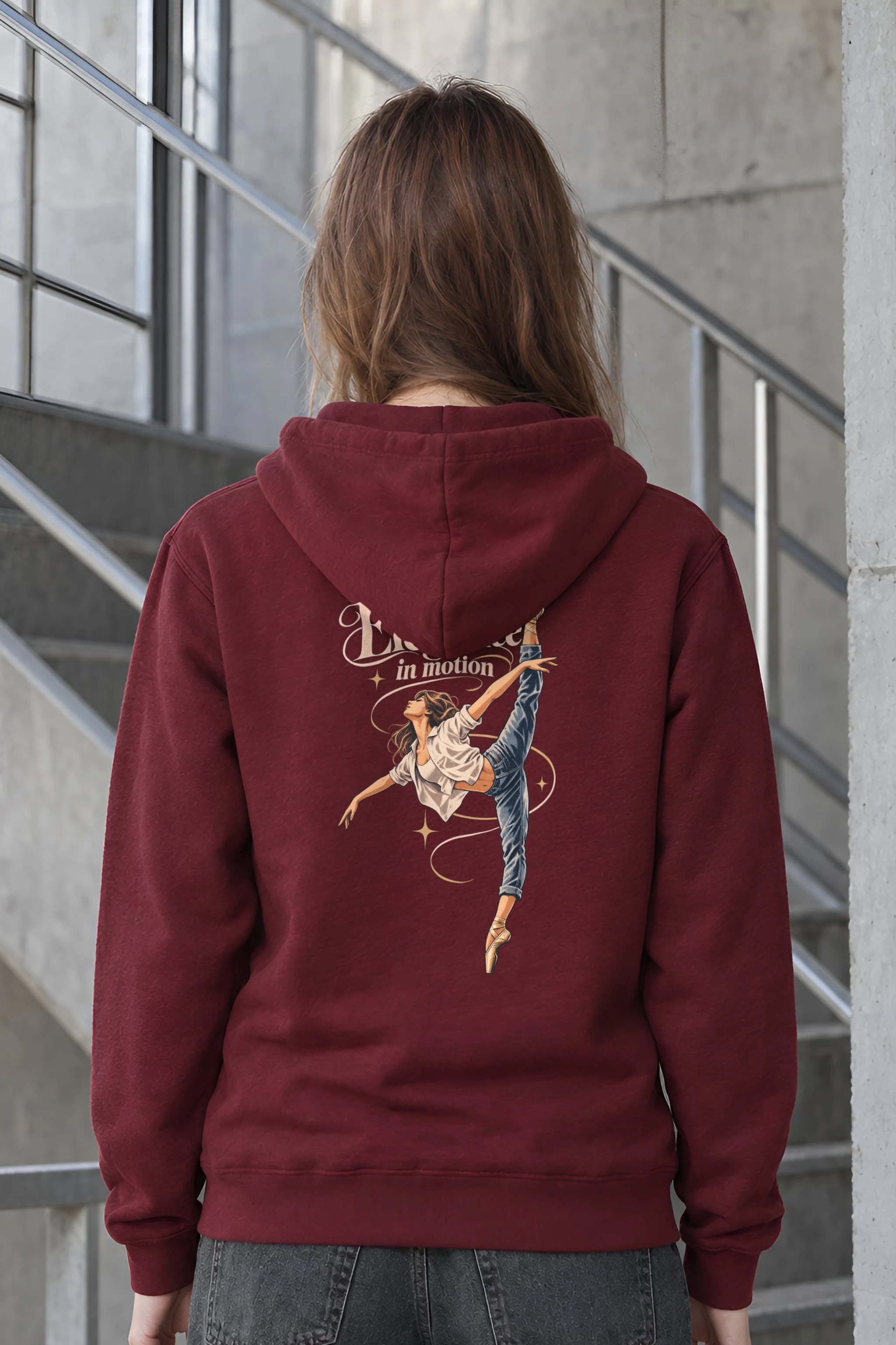 "Elegance In Motion" 1 Pullover Hoodie