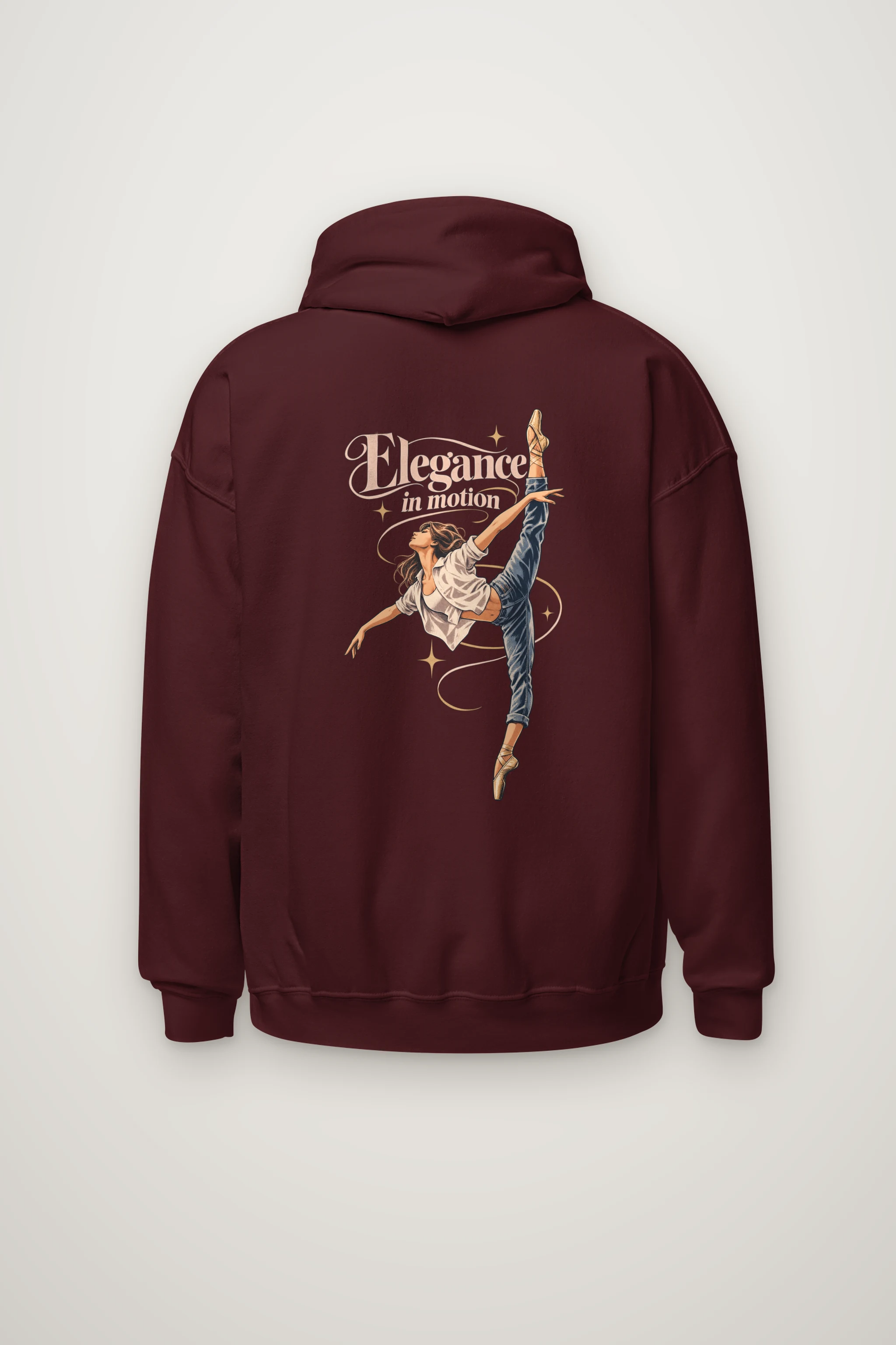 "Elegance In Motion" Heavy Blend Unisex Pullover Hoodie