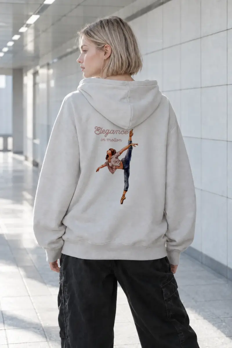 “Elegance in motion” Heavy Blend Unisex Pullover Hoodie | Gildan 18500
