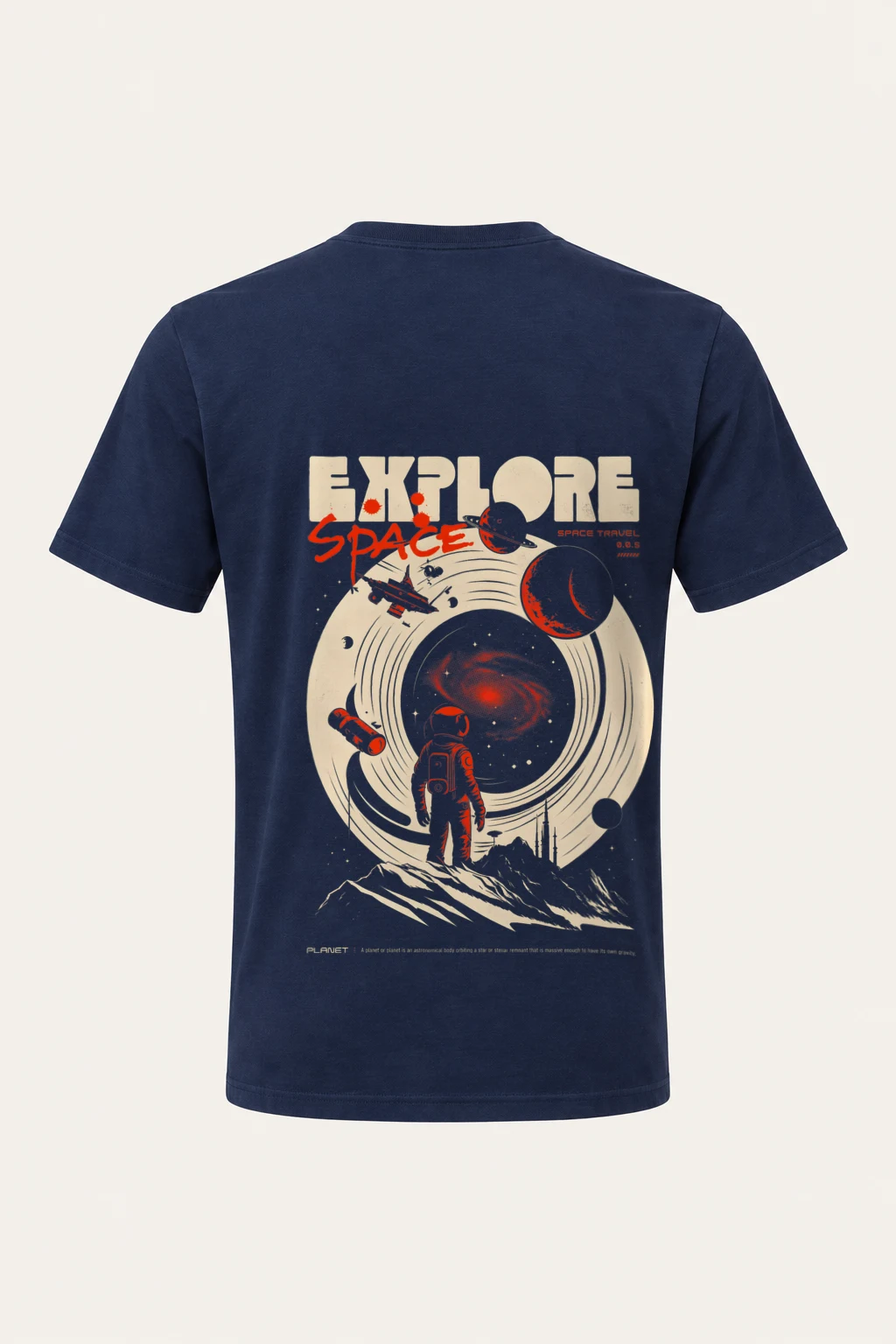 “Explore Space” Premium Unisex Crewneck T-shirt | Bella + Canvas 3001