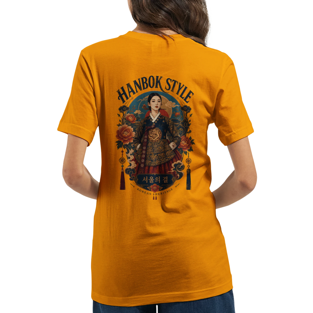 "Hanbok Style" Premium Unisex Crewneck T-shirt | Bella + Canvas 3001