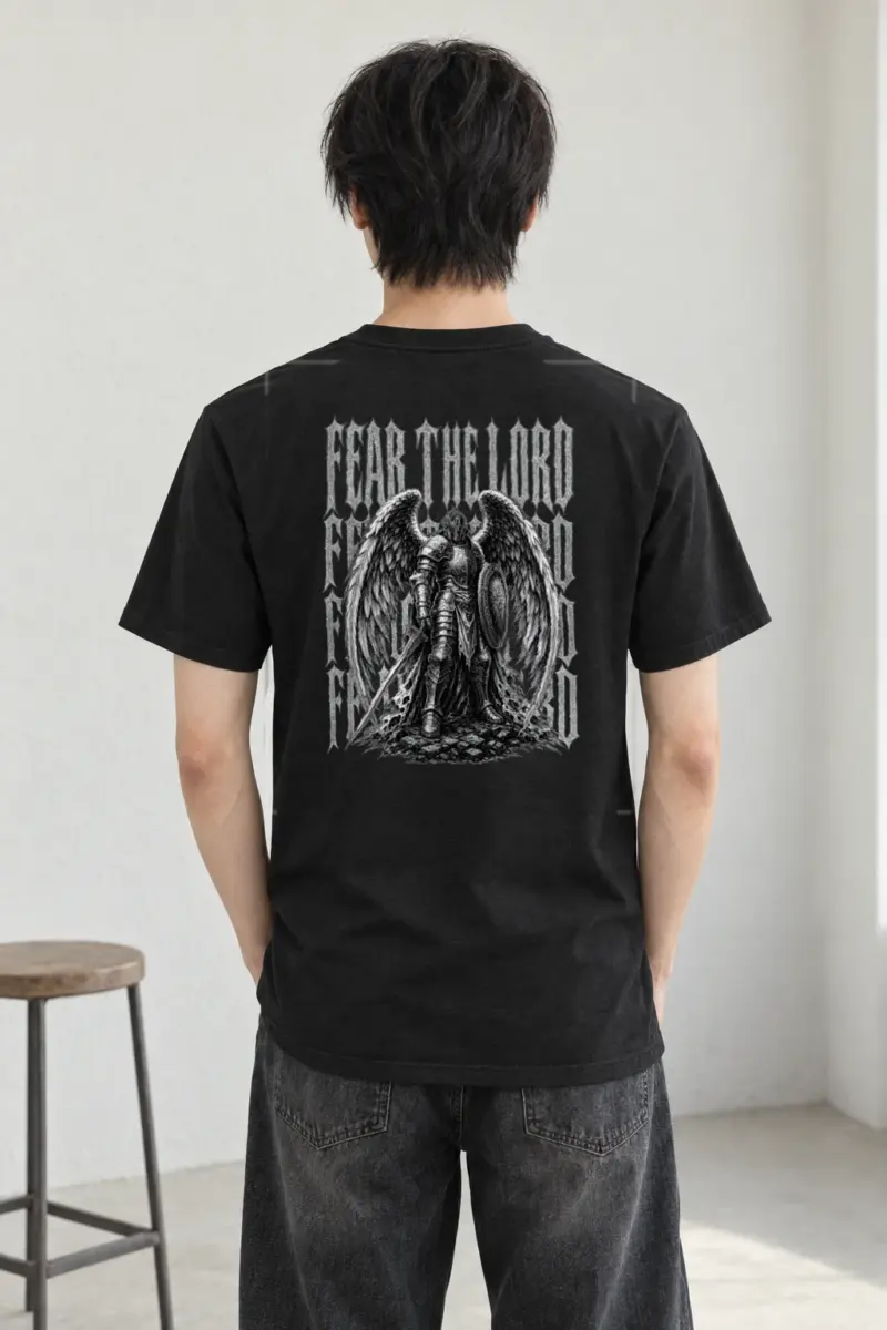 "Fear The Wings" Heavyweight Unisex Crewneck T-shirt
