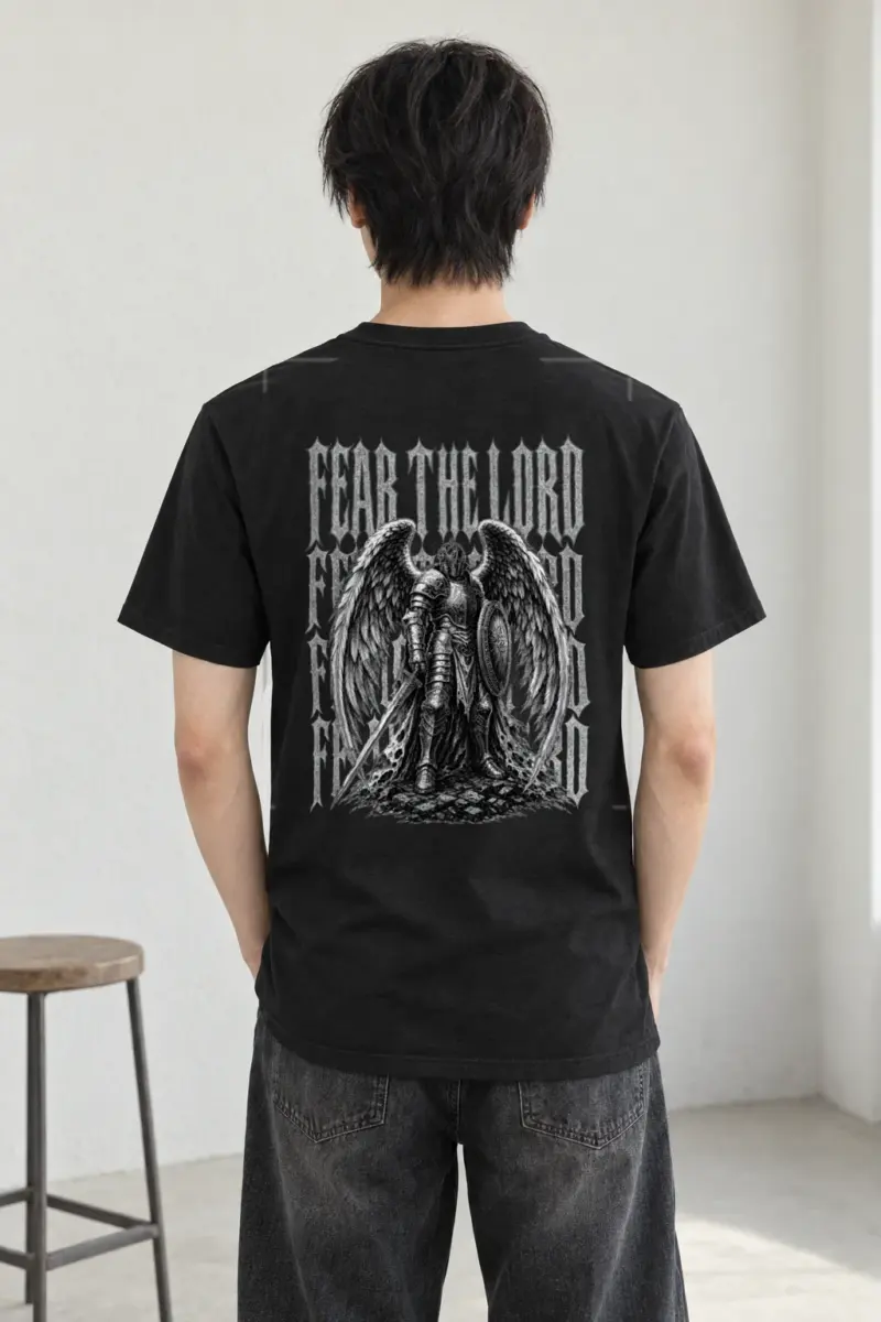 "Fear The Wings" Heavyweight Unisex Crewneck T-shirt