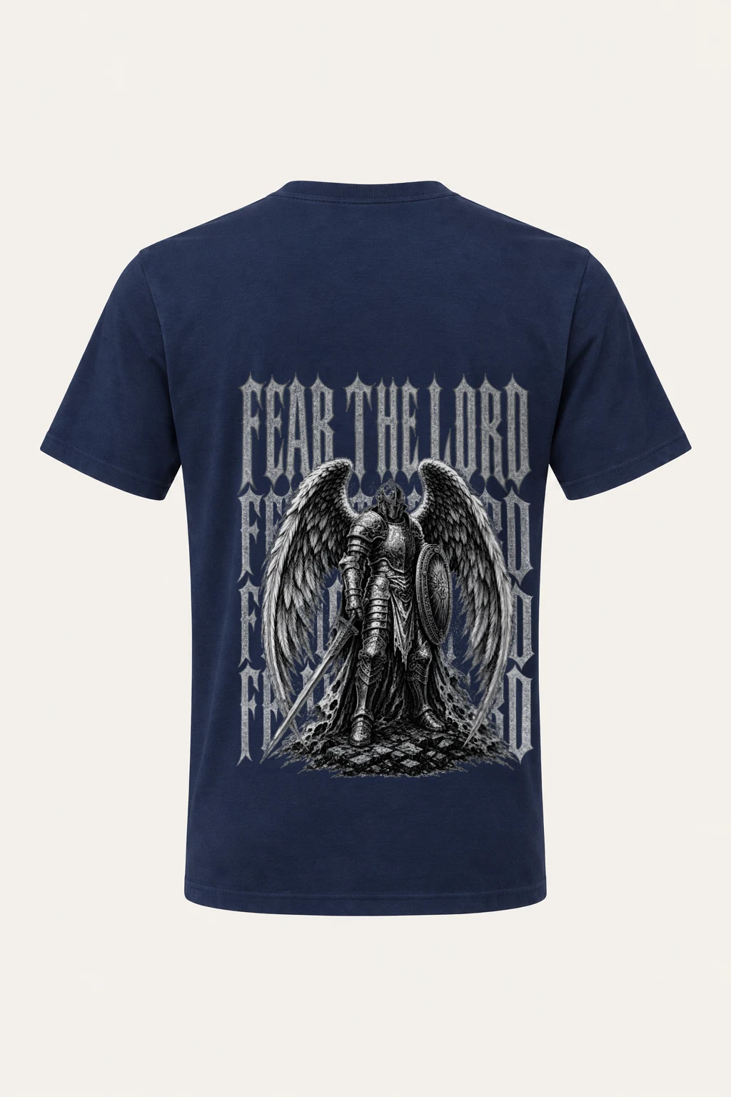 "Fear The Wings" Heavyweight Unisex Crewneck T-shirt | Gildan 5000