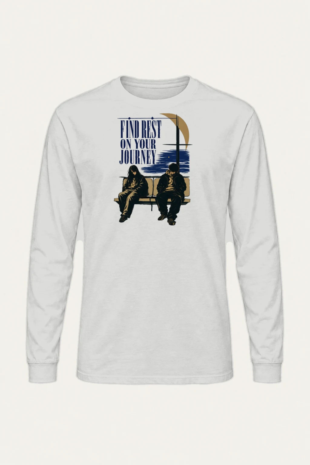 "Find Rest" Unisex Longsleeve T-shirt | Gildan 2400