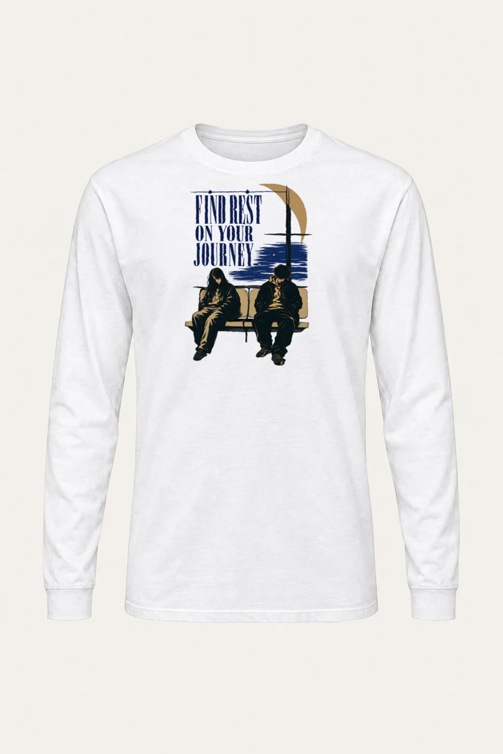 "Find Rest" Unisex Longsleeve T-shirt | Gildan 2400