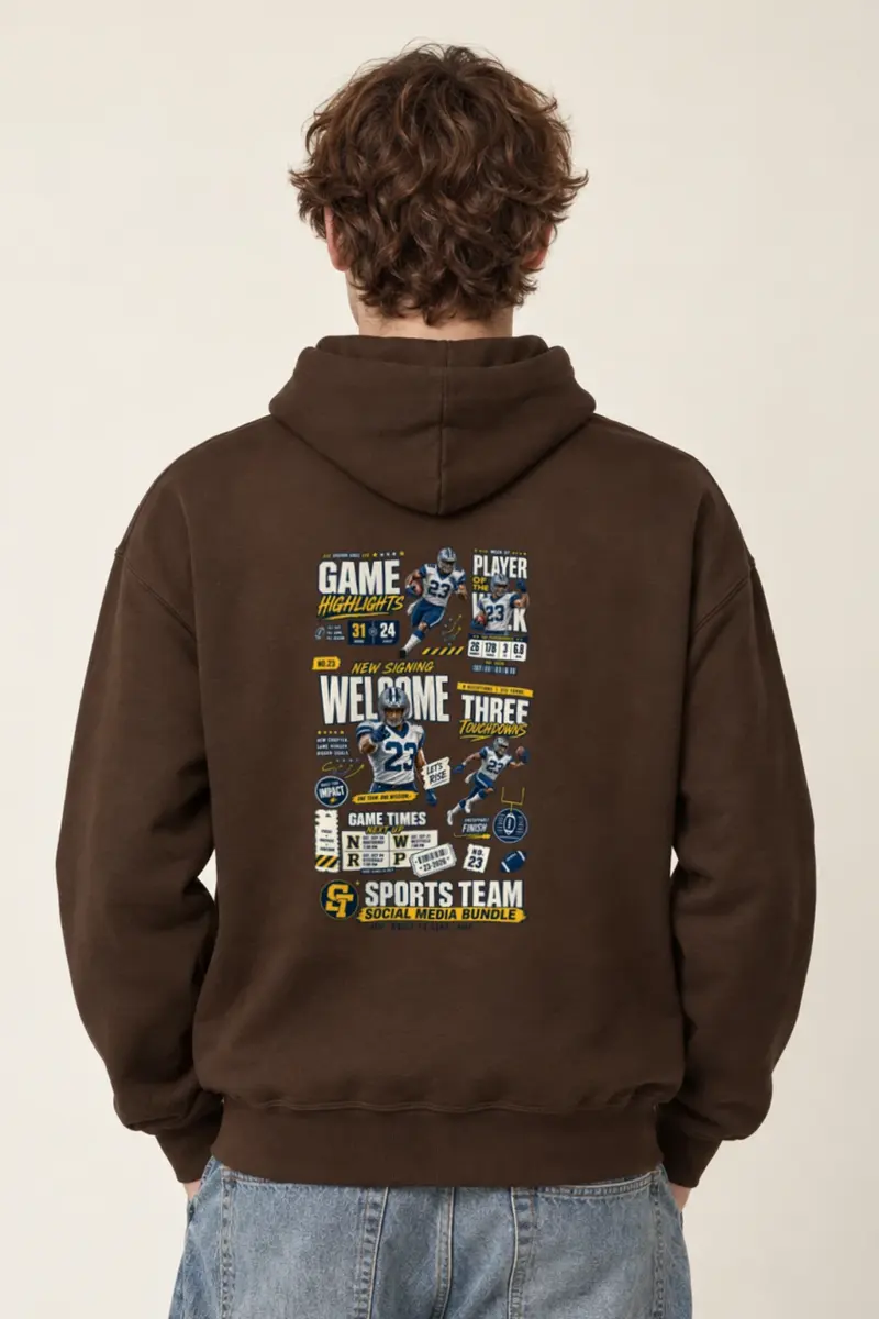 "Game Highlights" Heavy Blend Unisex Pullover Hoodie